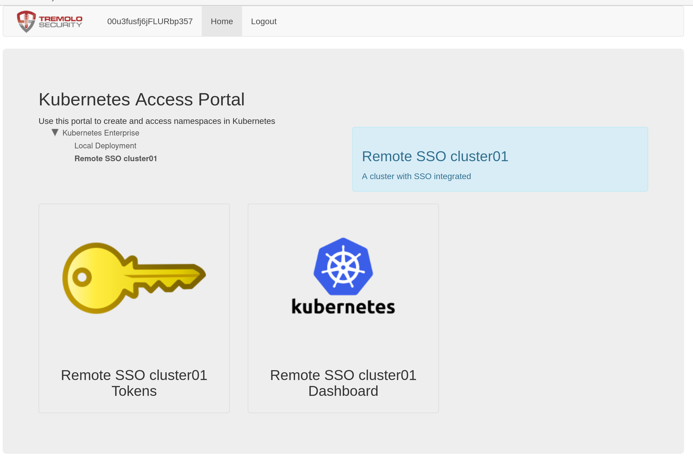 OpenUnison with new cluster
