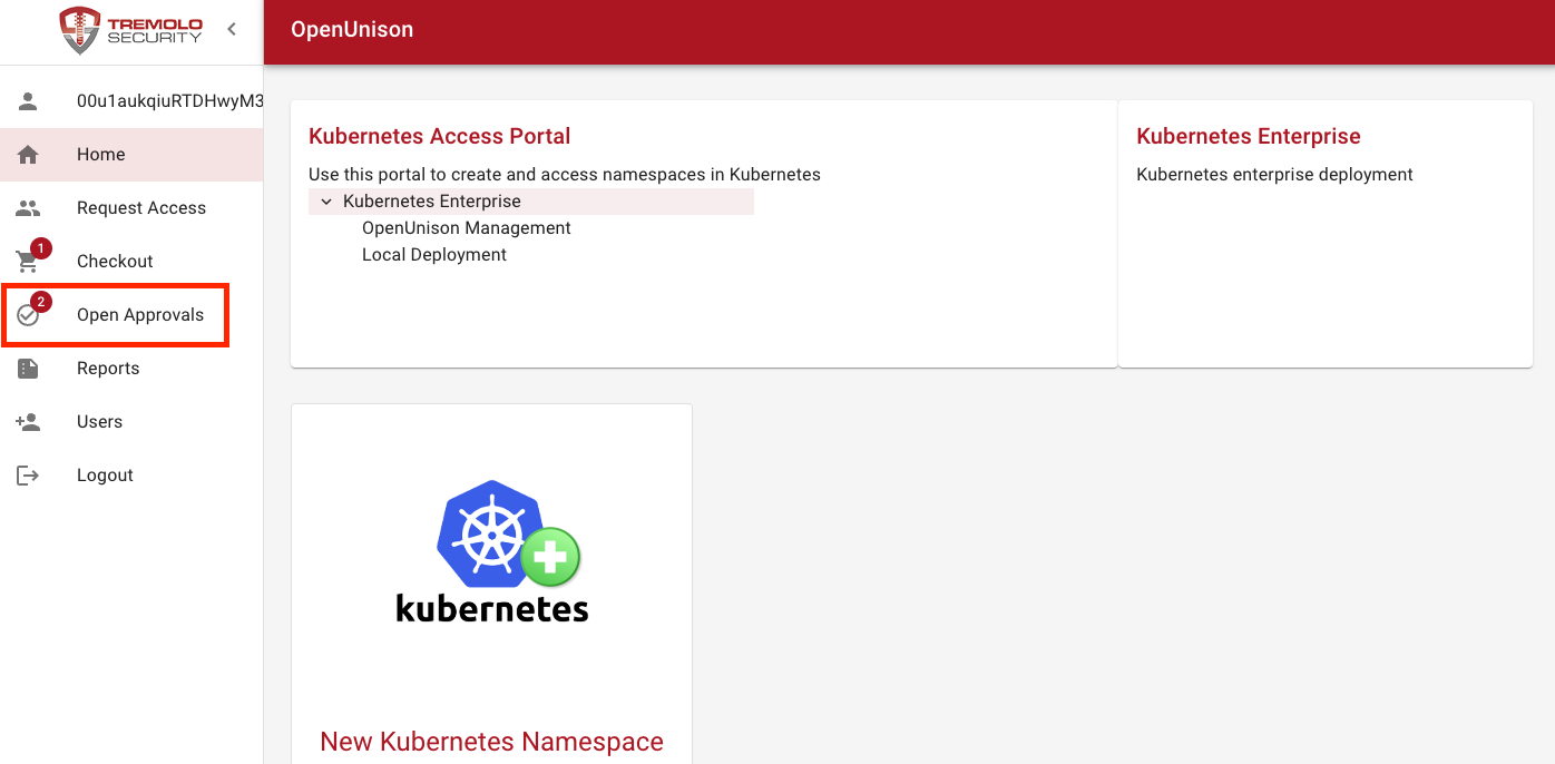 Portal with Approvals